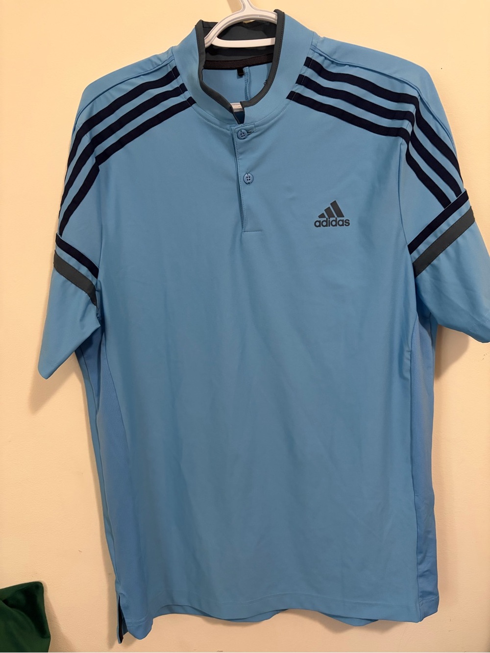 Adidas Men’s Light Blue Performance Polo Medium